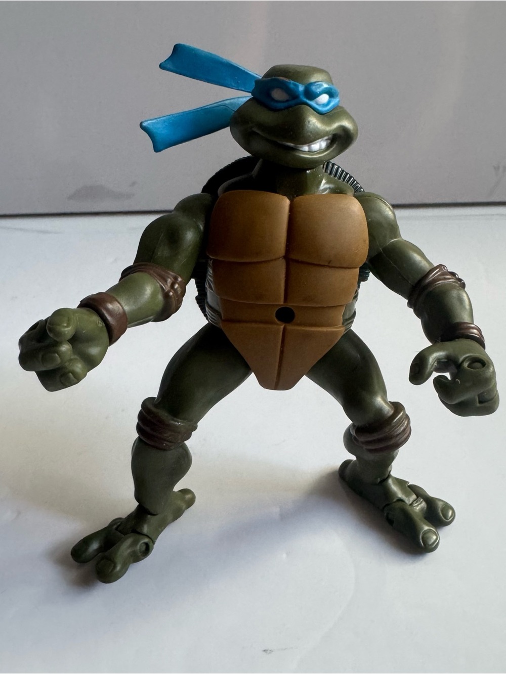 Teenage Mutant Ninja Turtles Leonardo Action Figure - Blue & Olive 2006 VINTAGE